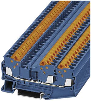 Reihenklemme 0.5…2.5mm² blau Schnellanschluss QTC 2.5-TWIN BU