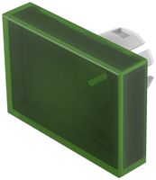 Calotta per pulsante EAO 51 piatto 15.2×21.2mm verde