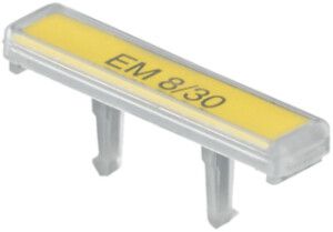 Schildträger Weidmüller EM 32.4×7.2mm Raster 7.2mm Polypropylen transparent
