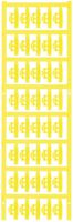 Marqueur de conducteur Weidmüller MultiCard SFC p.Ø2…3.5mm 21×5.8mm PA66 jaune