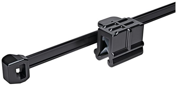 Clip d'arrêt avec collier EdgeClip T50ROSEC22, latérale à plomb 1…3mm PA66HS