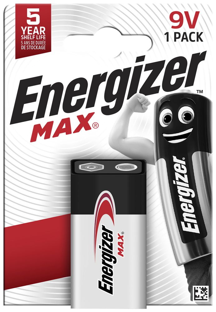 Batterie Alkali Energizer Max 6LR61 9V Blister à 1 Stück