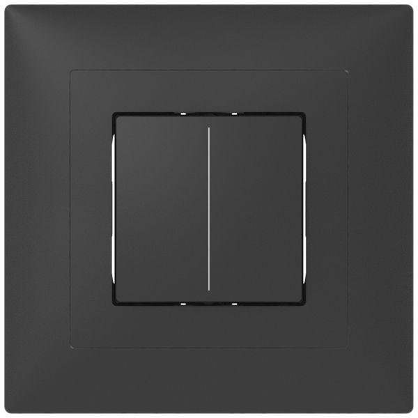 Sensore pulsante INC ABB Sidus KNX Basic tipo-B, 1/2, antracite