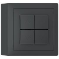 AP-Storenschalter SIDUS anthrazit 2-Kanale