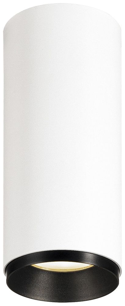 Plafonnier LED SLV NUMINOS S DALI 11W 1020lm 3000K 60° Ø65×162mm blanc