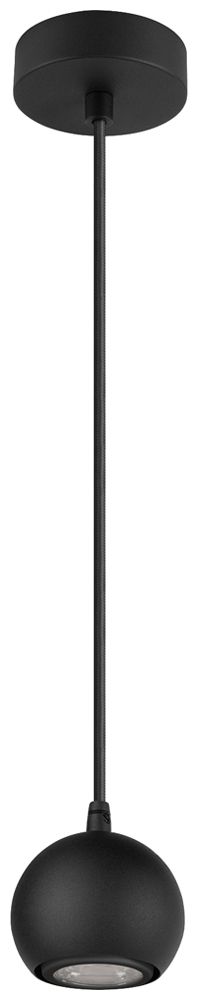 Lampada sospesa SLV LIGHT EYE 90 GU10 1×6W REG Ø89mm nero