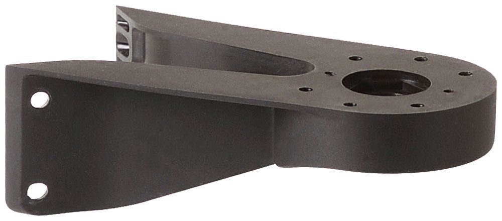 Équerre de fixation WERMA WM, pour colonne de signalisation, noir