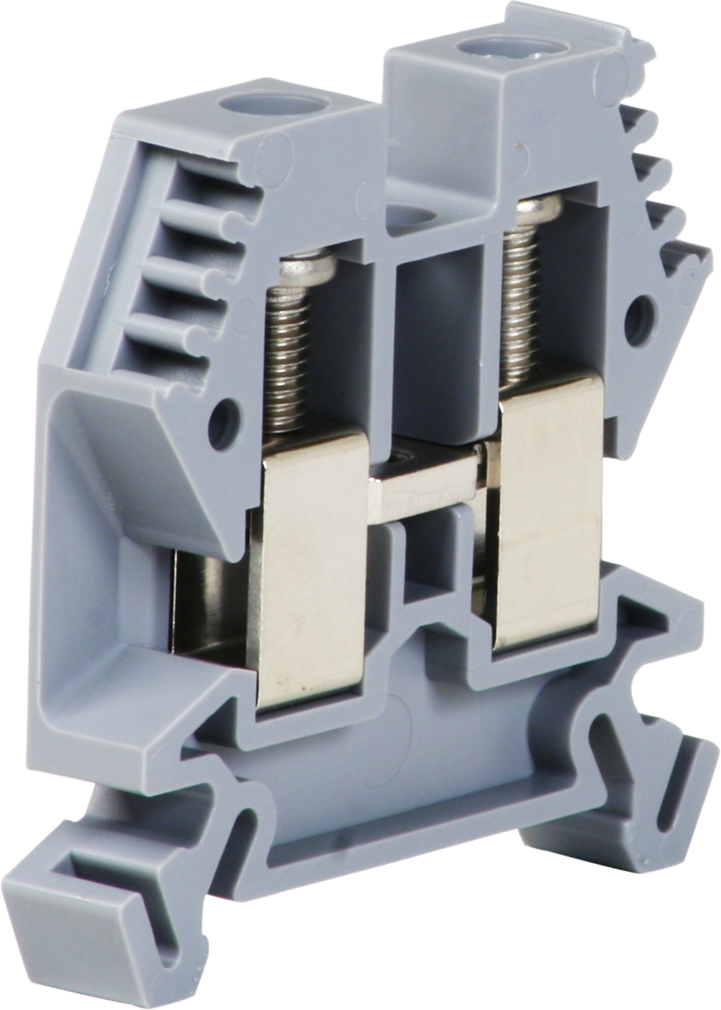 Morsetto di passaggio componibile Woertz 4…10mm² 57A 1000V vite 2×1 DIN 35mm gr