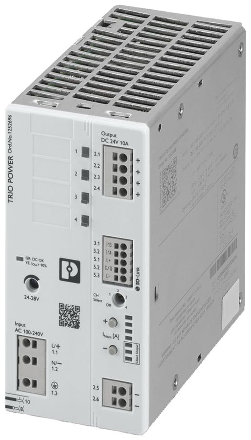 Schaltnetzteil PX TRIO3-PS/1AC/24DC/10/4C/IOL IO-Link 1L OUT:24VDC