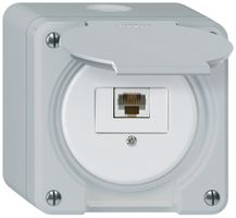 Scatola di raccordo AP robusto IP55 grigio 1×RJ45/u