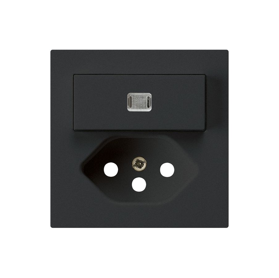 Kit frontale kallysto 60×60 nero con lente per combinazione S3/T13