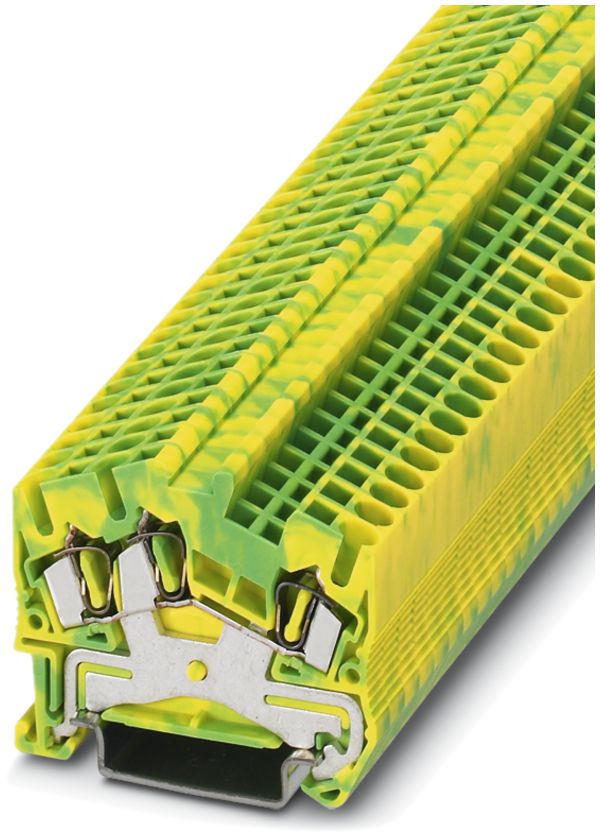 Borne de passage 0.08…4mm² vert/jaune ST2.5-QUATTRO/4P-PE