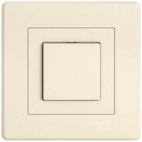 Interrupteur à poussoir ENC EDIZIO.liv SNAPFIX® interrupteur/inverseur 3/2L cr