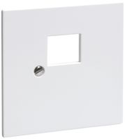 Disque frontal R&M 1RJ45 blanc