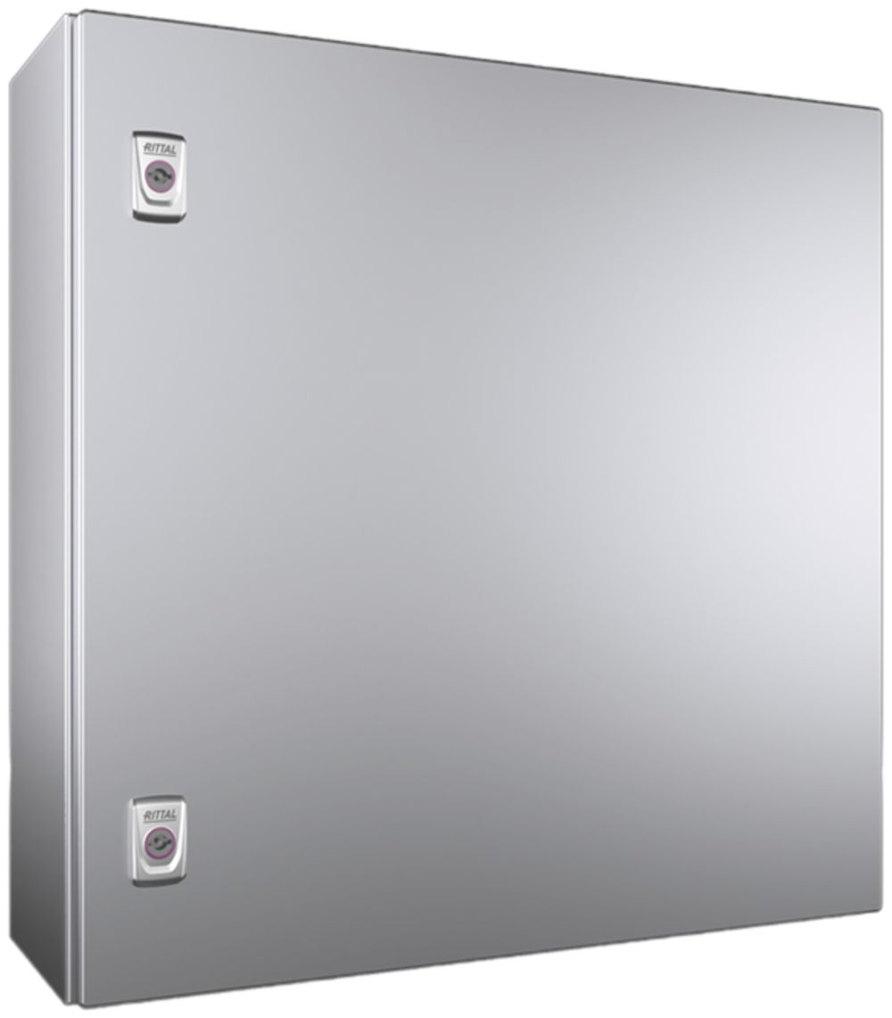 Armoire compacte Rittal AX, 1 porte, IP66, 600×600×210mm, acier fin V2A