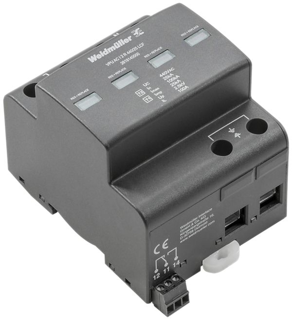 Scaricatore di sovratensione Weidmüller VPU AC I 2 R 440/25 LCF