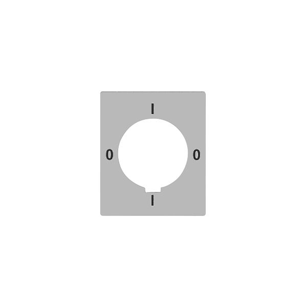 Disco indicatore FLF 0-1-0-1 per interruttore a chiave FH