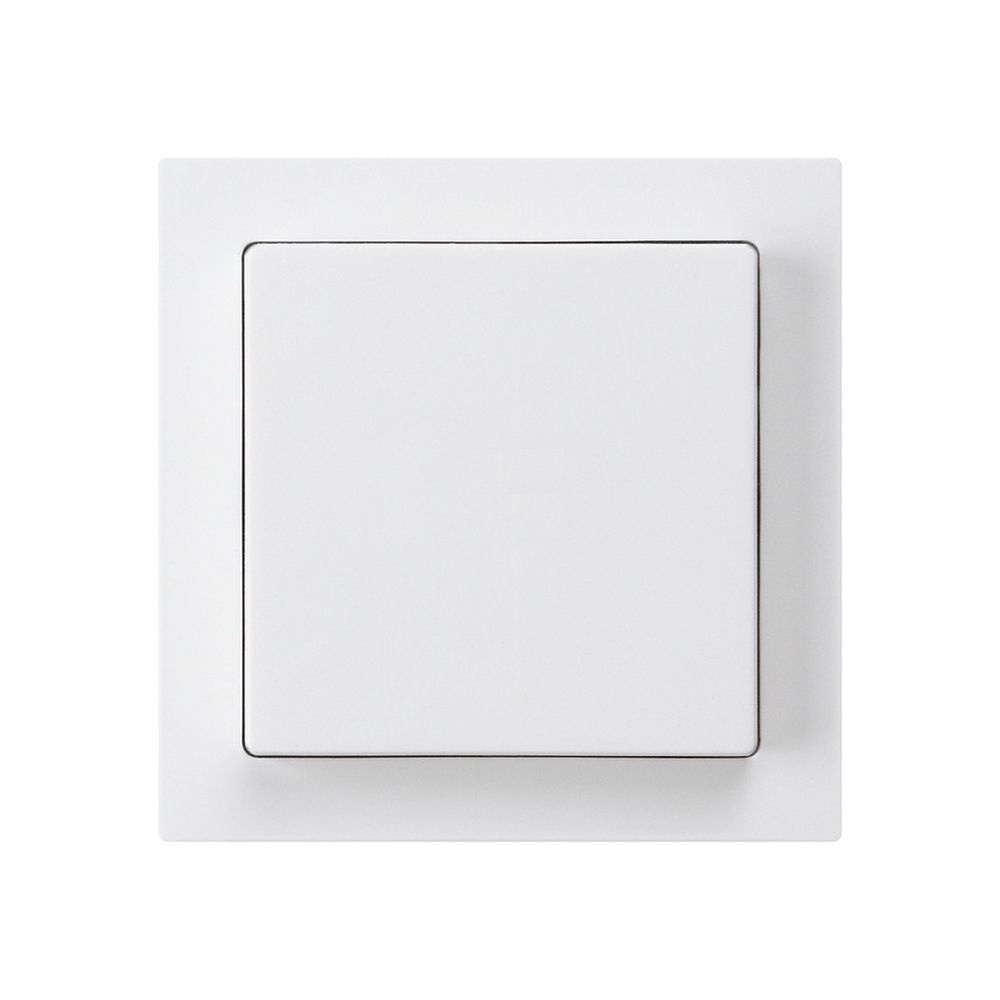 Interruttore INC Hager kallysto 3/1L bianco 60×60mm
