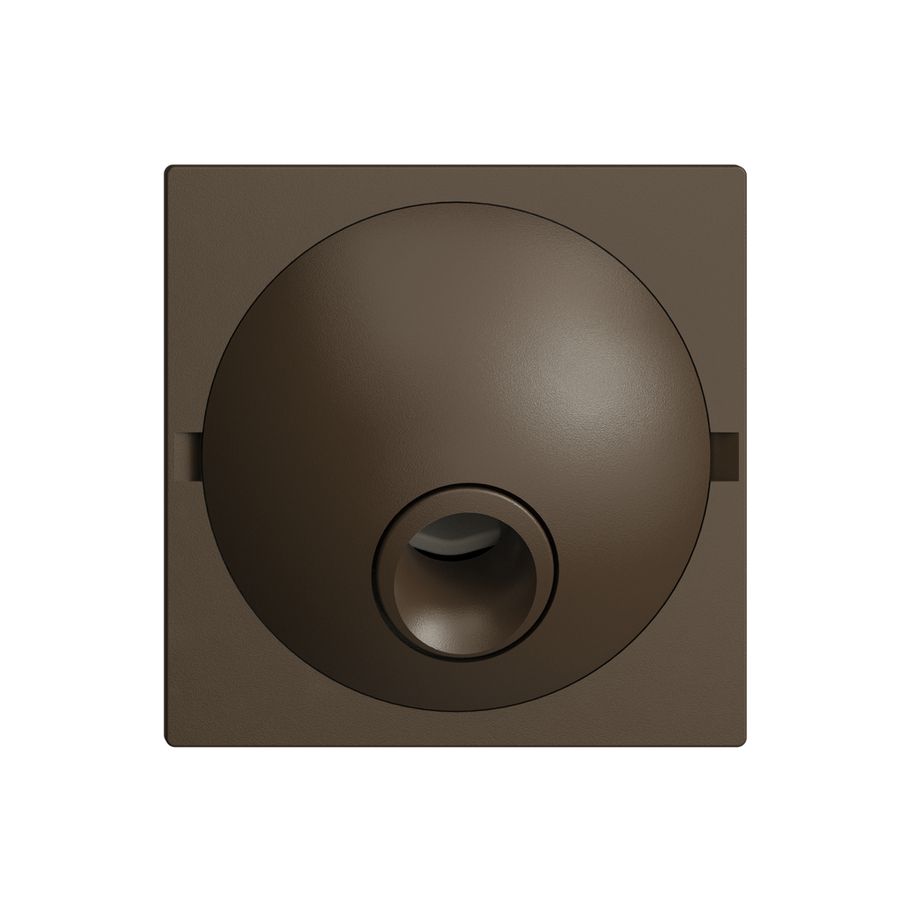 UP-Anschlussdose EDIZIOdue 8L für Rufleuchte, coffee