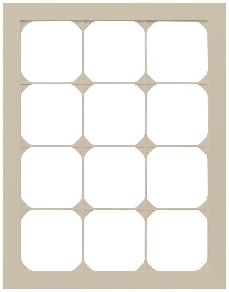 UP-Abdeckrahmen kallysto.pro 4×3 beige 274×214mm