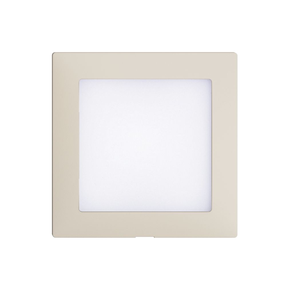 Frontset EDIZIOdue crema, 60×60mm für LED-Leuchte