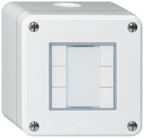 AP-Taster robusto Q KNX 6× s/e-link weiss