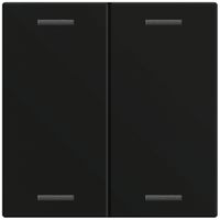 Bascule MDT TAL-60W2016.02 1t/4a p.touches tactiles noir mat "neutre"