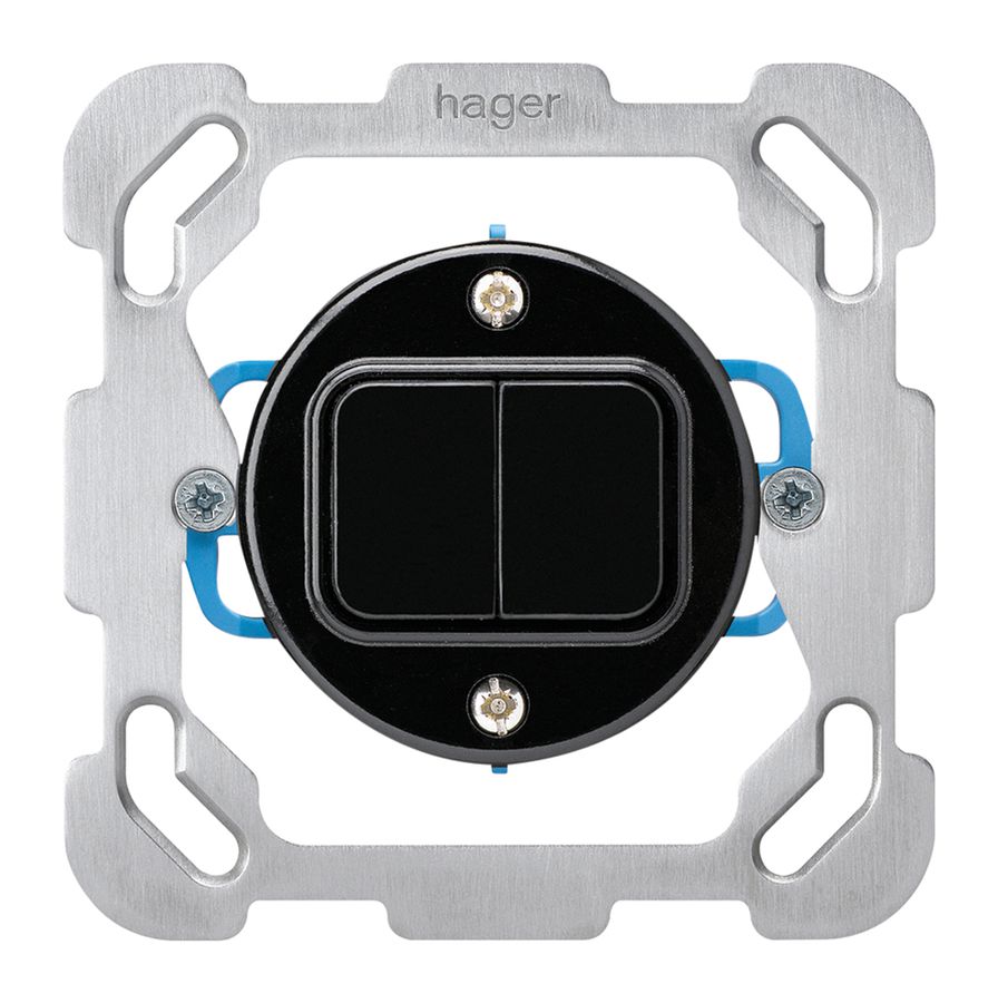 UP-Druckschalter basico 1/1 schwarz