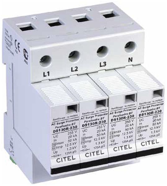 Blitzstromableiter DS 130 RS-230, 4L Typ 1+2