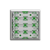 KNX-Funktionseinsatz RGB 1…8-fach EDIZIOdue silver mit LED, mit Temperaturfühler