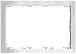 Cadre de rec.2×3 Touchpanel II KNX EDIZIOdue acier-chrome poncé