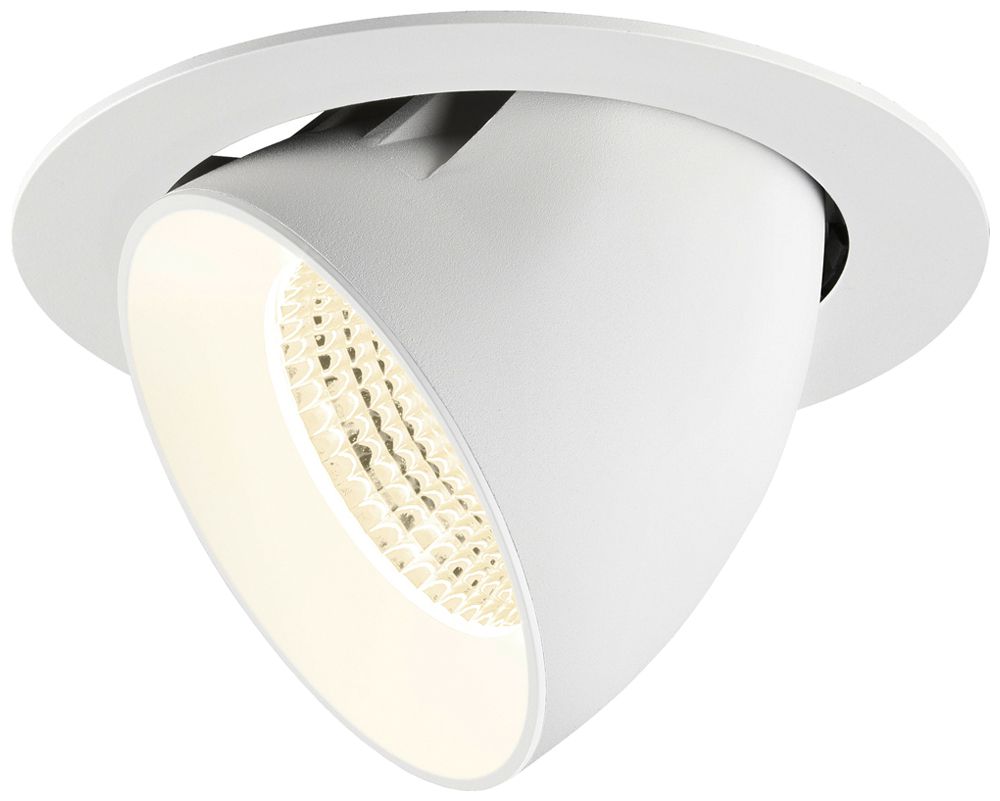 Downlight LED SLV NUMINOS GIMBLE XL 24W 3800lm 4000K WB DALI Ø190×135mm bi