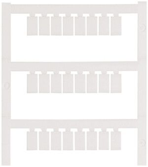Klemmenmarkierer Weidmüller MultiFit 10×6mm Siemens PA66 weiss