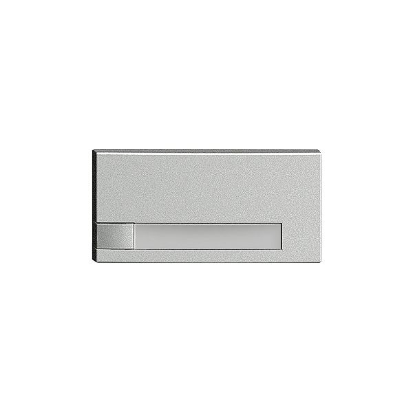 Touche 1/2 KNX/électron.s.LED+ pap.EDIZIOdue commande 1×silver