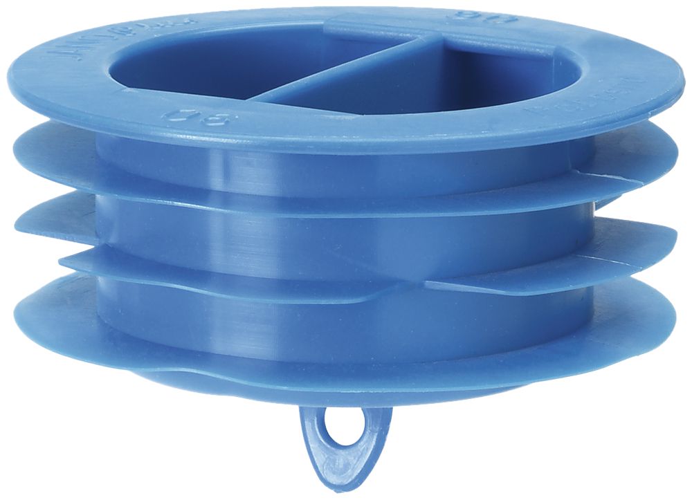 Bouchon d'étanchéité Combi-Plus M90 matière synthétique polyéthylène (PE) bleu