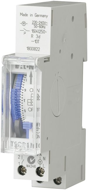 Zeitschaltuhr analog ETN Quarz, Tag, 1 Kanal