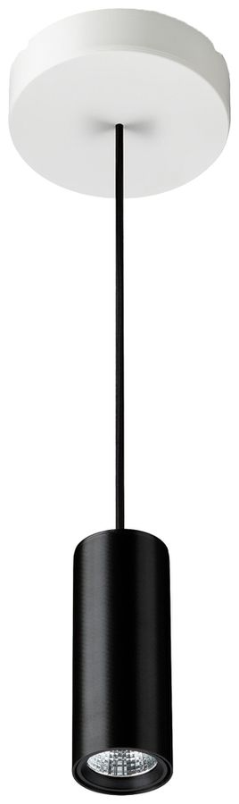 Luminaire suspendu LED Philips GreenSpace 9.9W 1200lm 4000K Ø65×165mm noir