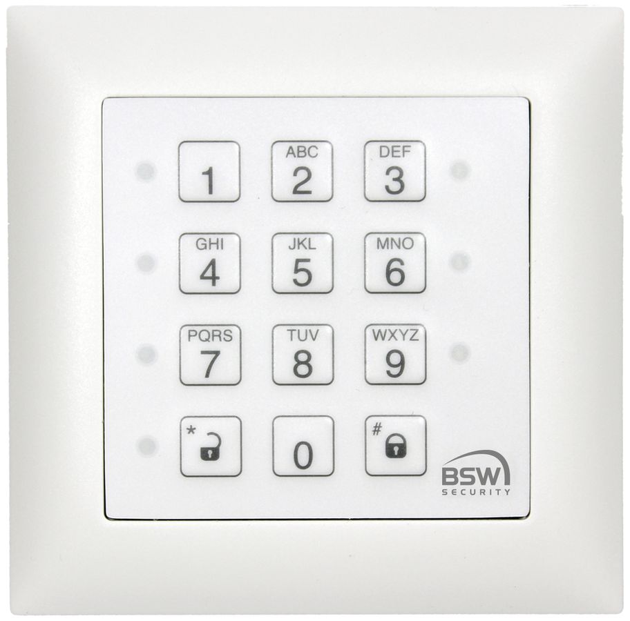 UP-Codetastatur BSW CTL11-12, proX (EM 4102/01), 1×1, weiss