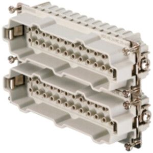Inserto maschio Weidmüller HDC HE 25-48 500V 16A 24L a crimpare grd.8
