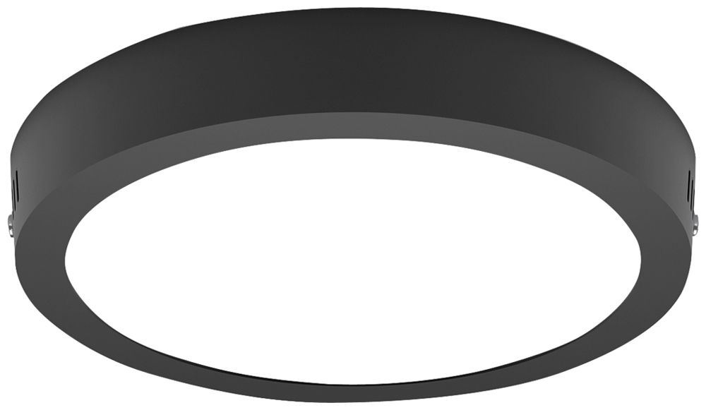 Downlight LED AP Philips Slim Surface 12W 1150lm 827 110° Ø210mm nero