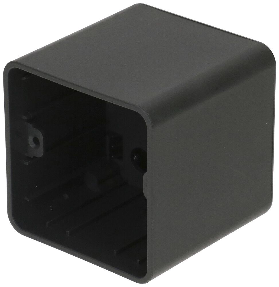 Boîtier AP MAX HAURI 1×1 65×65×65mm anthracite