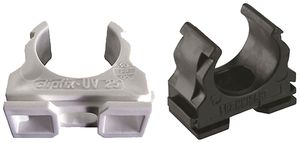 Rohrschelle Plica CLIPFIX-UV M25 1 Schraubloch PE -25…60°C UV schwarz