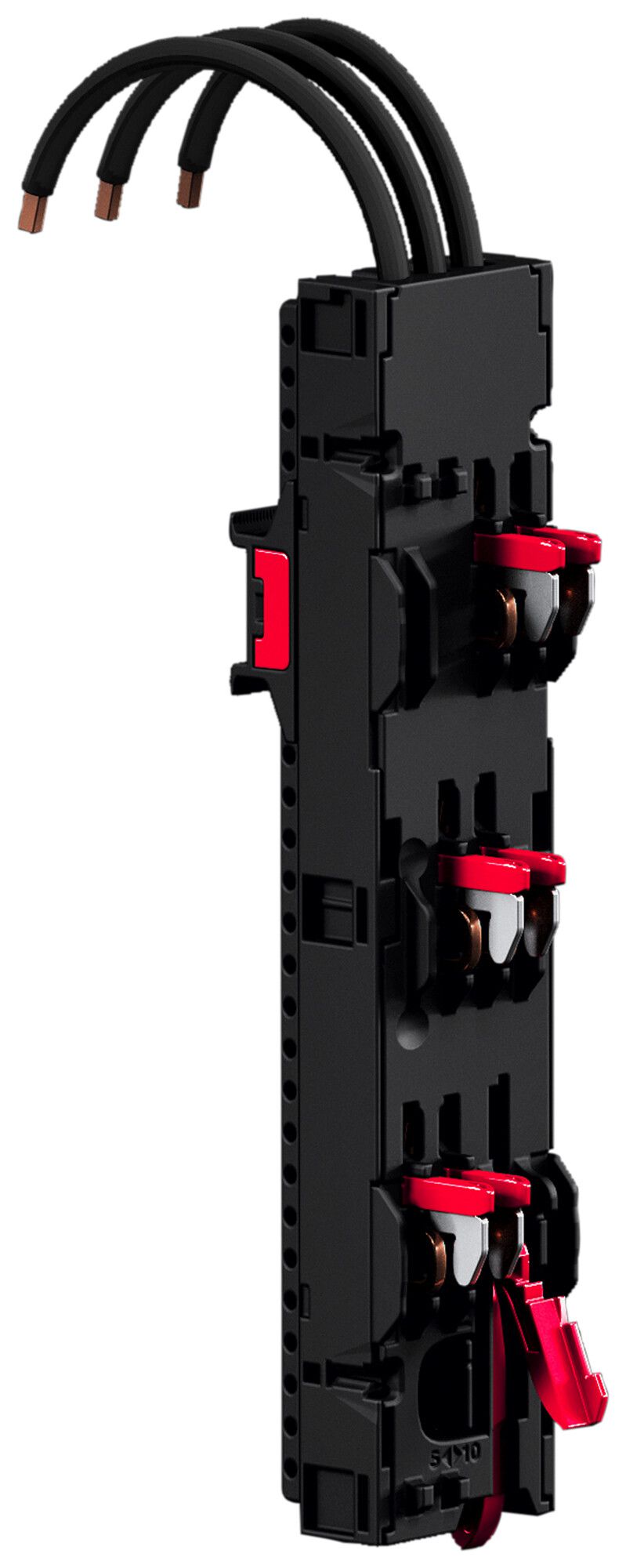 Adaptateur pour barre collectrice RiLineX RX 9360.730 1×barre profil.3P 32A 4pcs