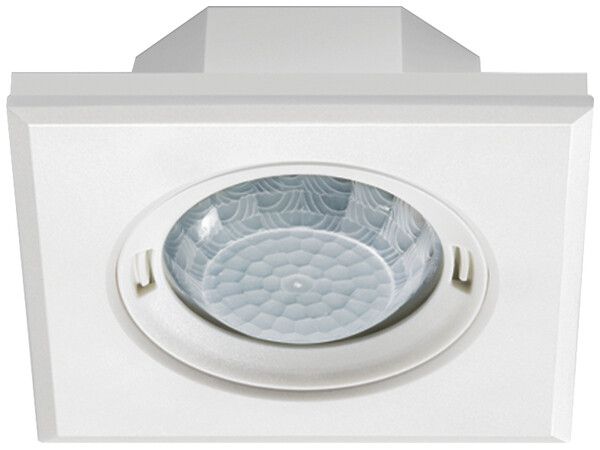 EB-Präsenzmelder KNX ESYLUX PD-FLAT 360i/10 DT SQUARE 7-Kan weiss