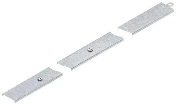 Couvercle Niedax, p.min.canniveau 52×3000mm, p=0.75mm, a.syst.d.ferm.ac zing.