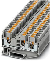 Borne 0.5…10mm² gris connexion Push-in PT 6-TWIN