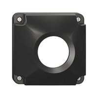 Deckel NEVO f.Bewegungsmelder 360° NUP.Q, NAP.Q, m.Dichtung schwarz, schwarz