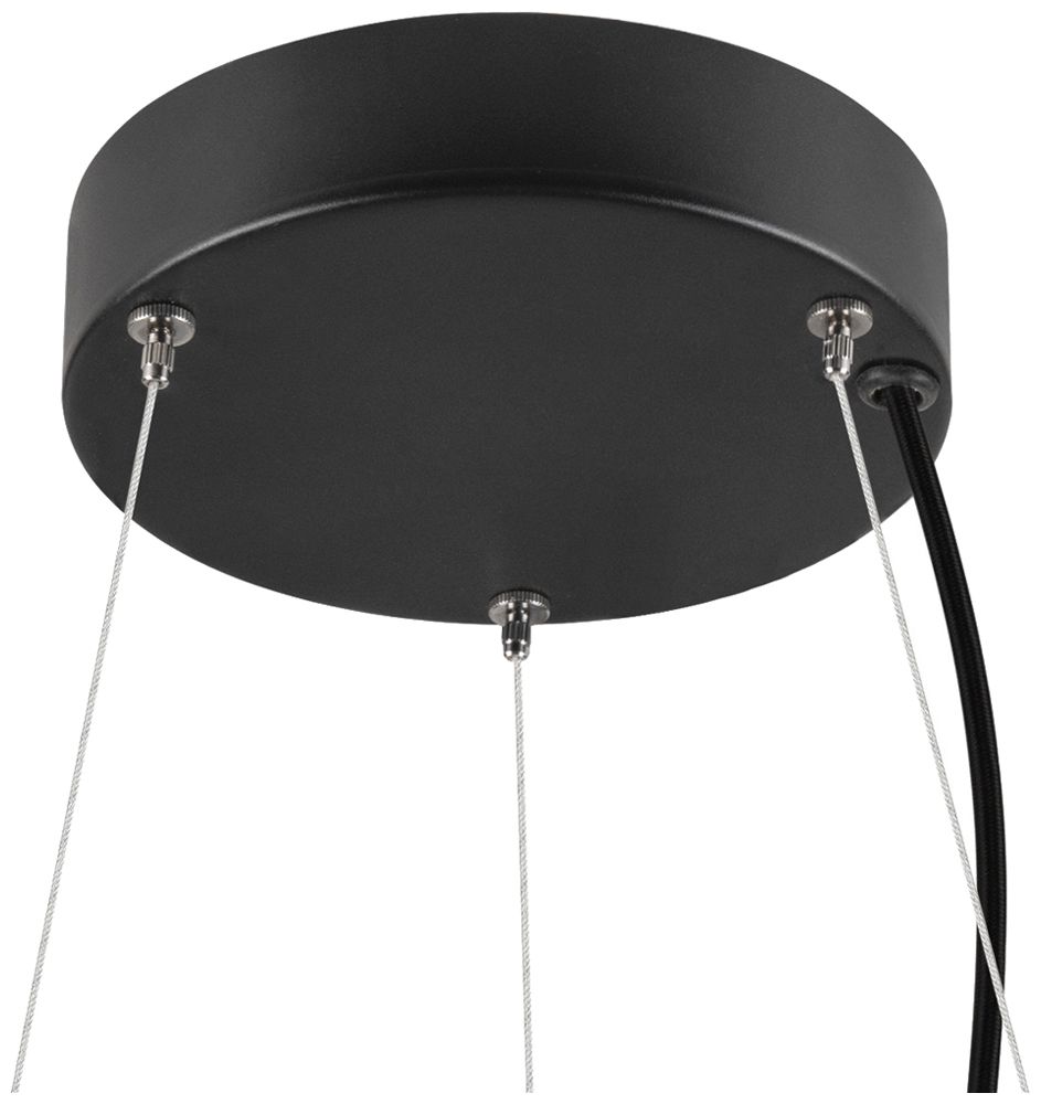 LED-Pendelleuchte SLV MEDO RING 60 27W 3750lm 930/940 DIM Ø600mm schwarz