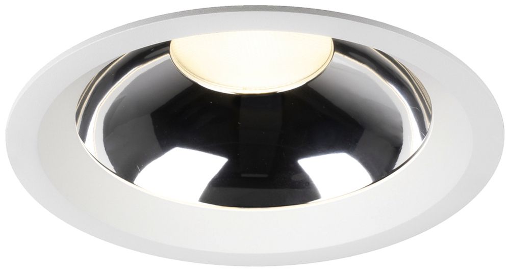 Downlight LED SLV C 200 8/16/24W 3100lm 940 IP54 WB Ø226mm bianco