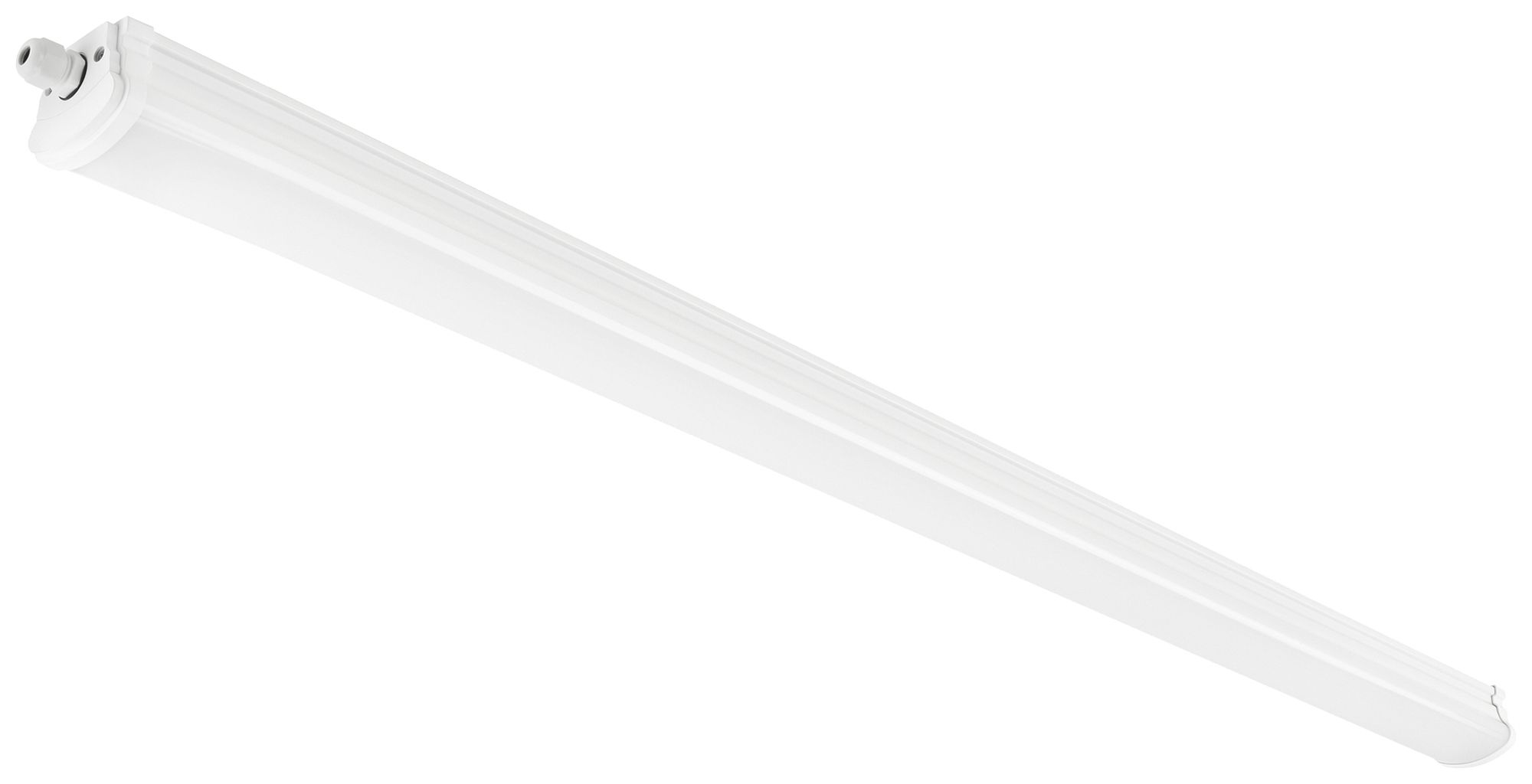 LED-Feuchtraumleuchte Nordlux Oakland 150 55W 6300lm 4000K IP65 1550mm weiss